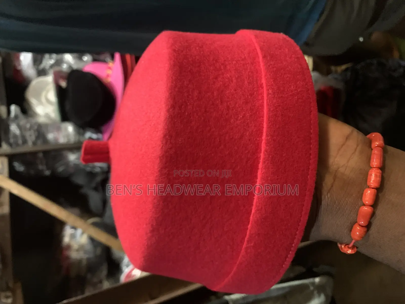 Traditional Igbo Red Cap