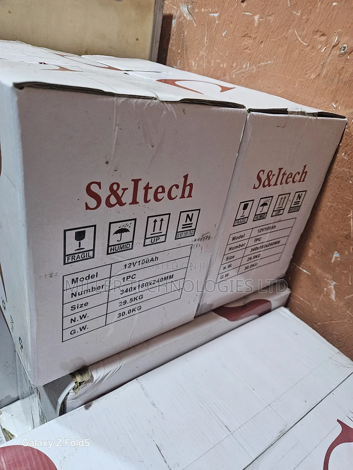 100ah 12v S I Tech Gell Battery Strong Reliable