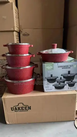10pcs Set Uakeen Induction Bottom Pot