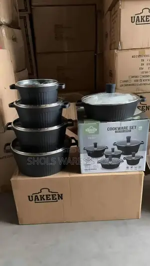 10pcs Set Uakeen Induction Bottom Pot
