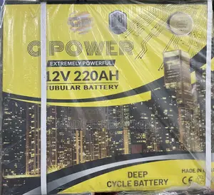 G Power Tubular Battery 220 Ah