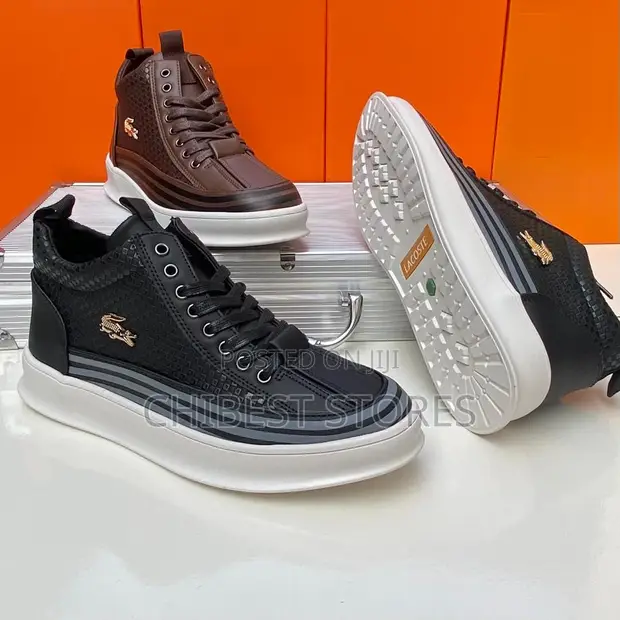 Lacoste Boots Lacoste Men's High Top Shoes High Top Sneakers