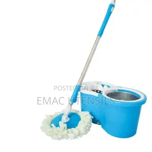 Photo - 360 Rotating Microfibre Magic Mop With Bucket,