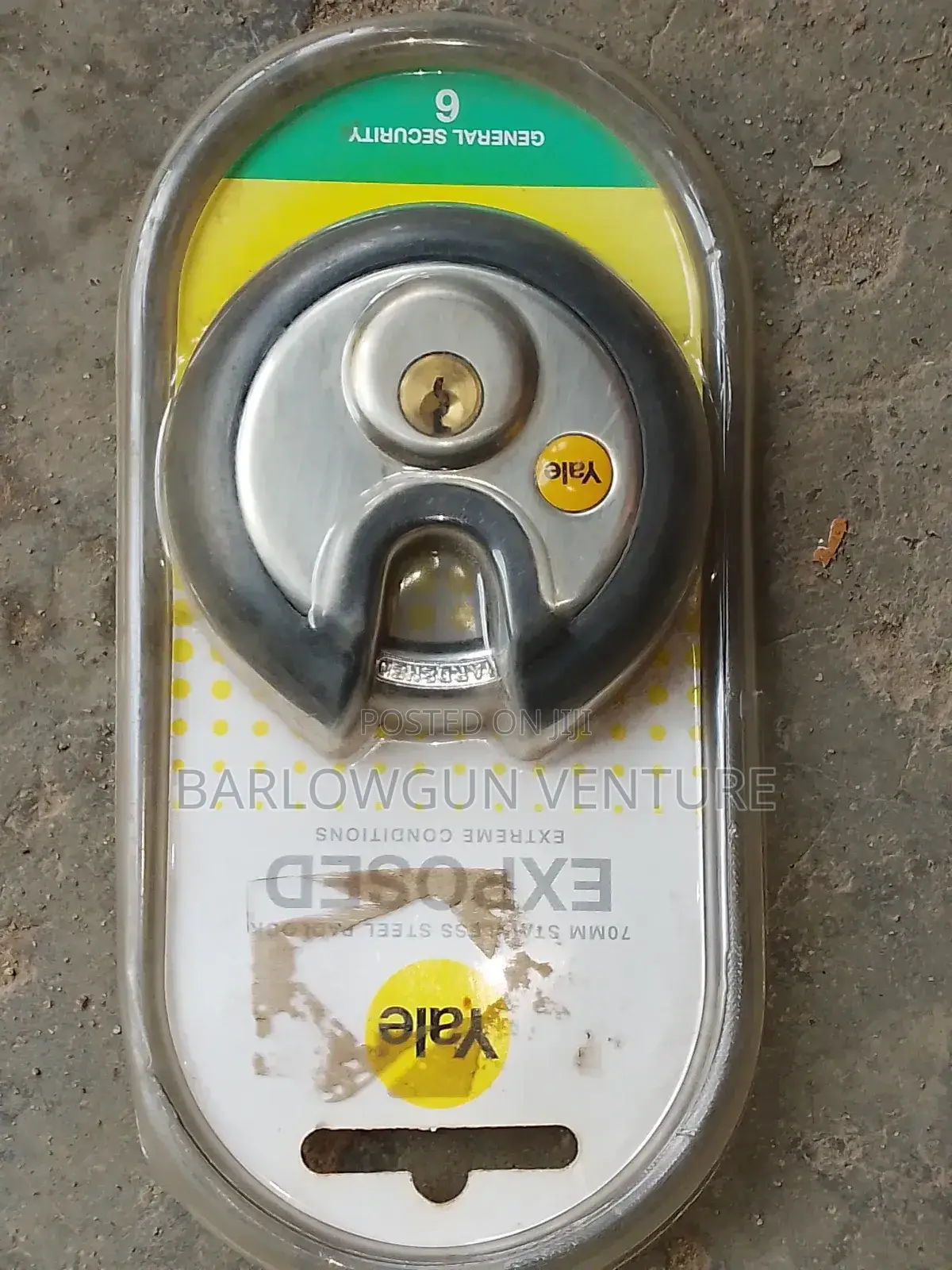 Yale Security Padlock Round 70mm