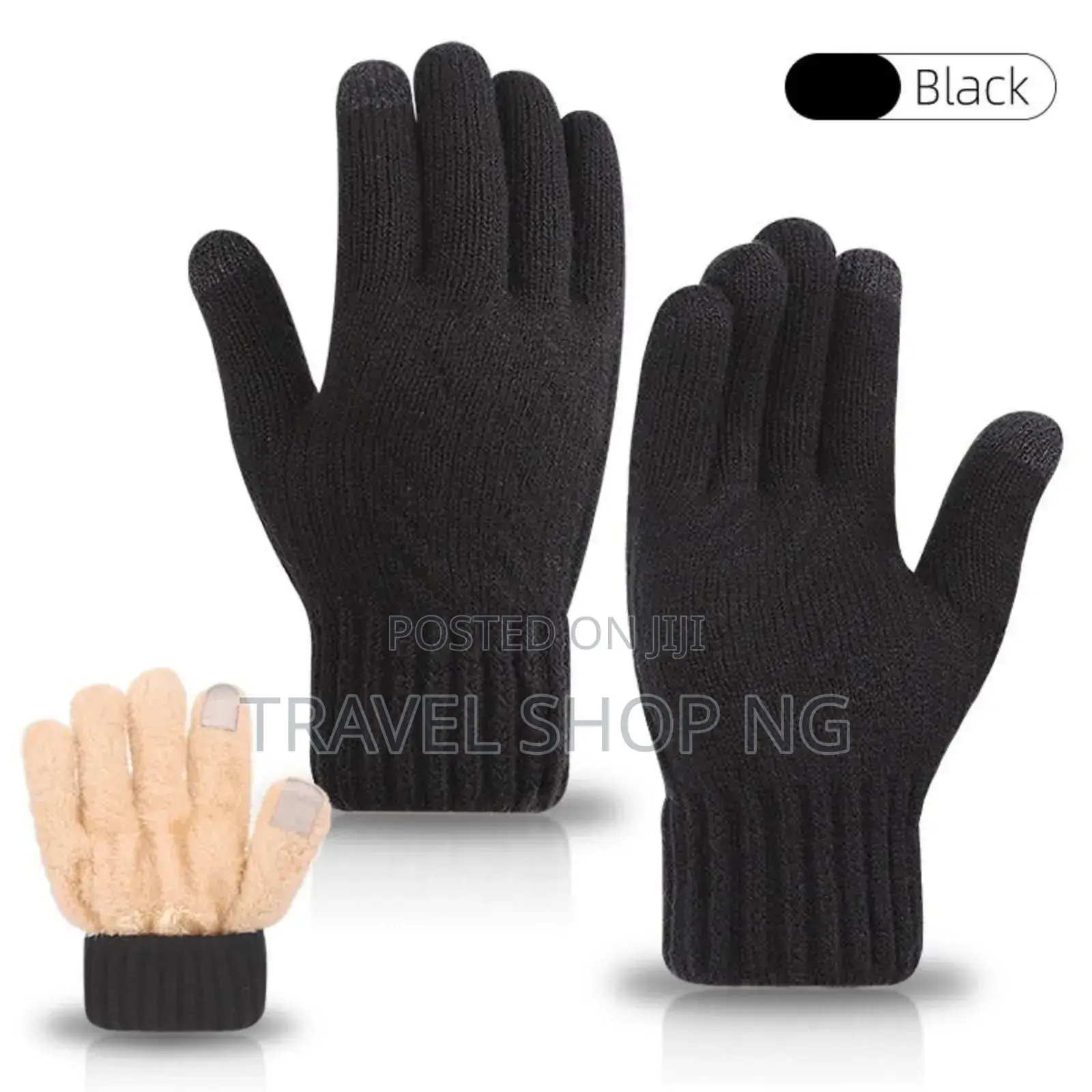 Knitted Wool Gloves