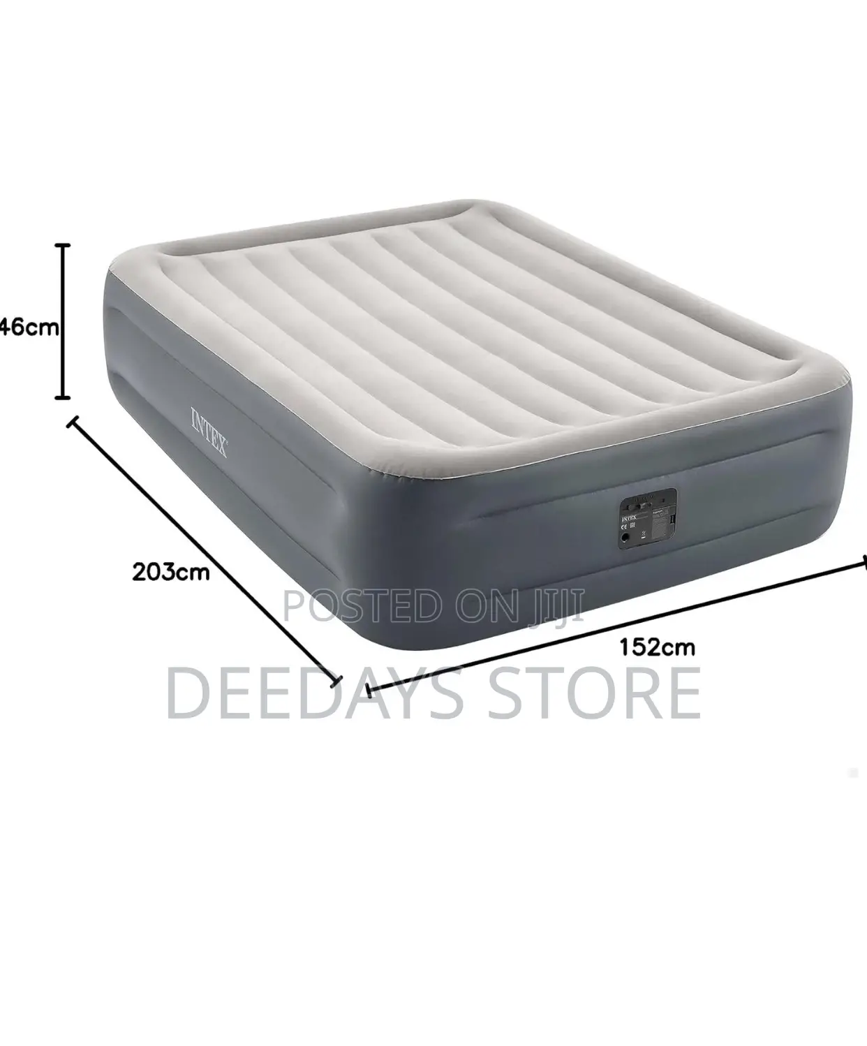 Queen Essential Rest Airbed With Fiber-Tech Bip