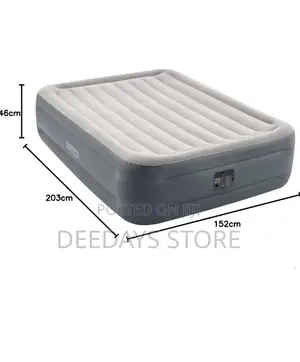 Queen Essential Rest Airbed With Fiber-Tech Bip
