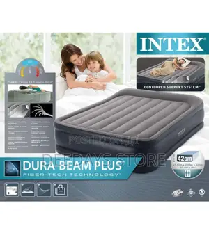 Queen Essential Rest Airbed With Fiber-Tech Bip