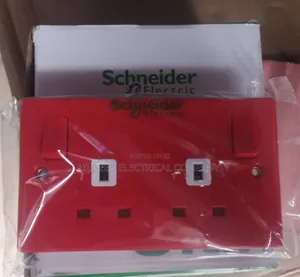 Schneider 13 Amps Red Socket