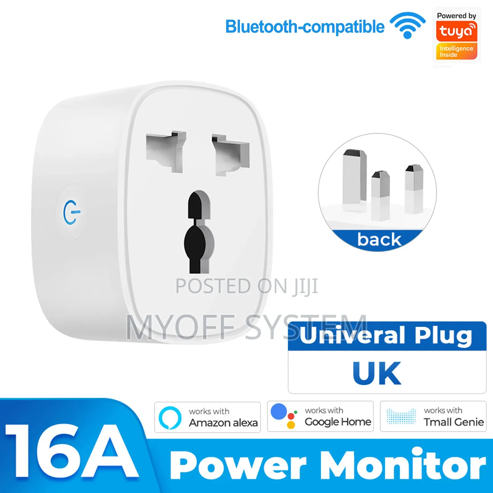 Smart Universal Tuya Wi-fi Socket Plug
