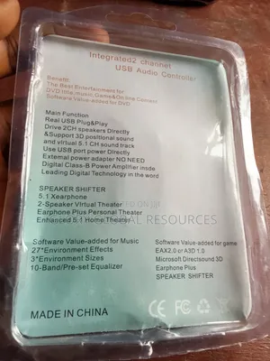 External USB Sound Card - 3D Sound Track