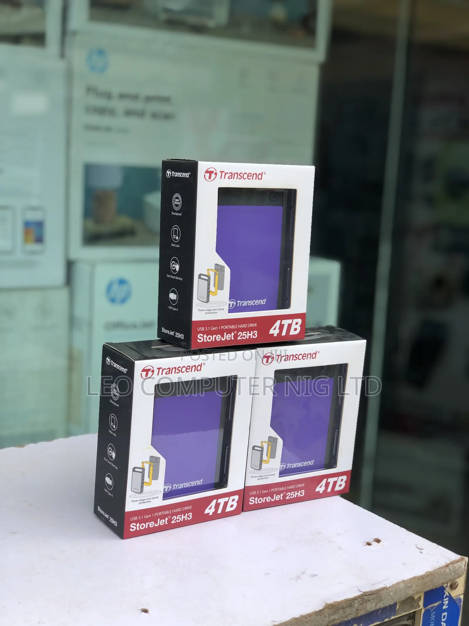 Transcend Storejet 25m3 External Hard Drive - 4tb