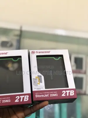 Transcend Storejet 25m3 External Hard Drive 2tb