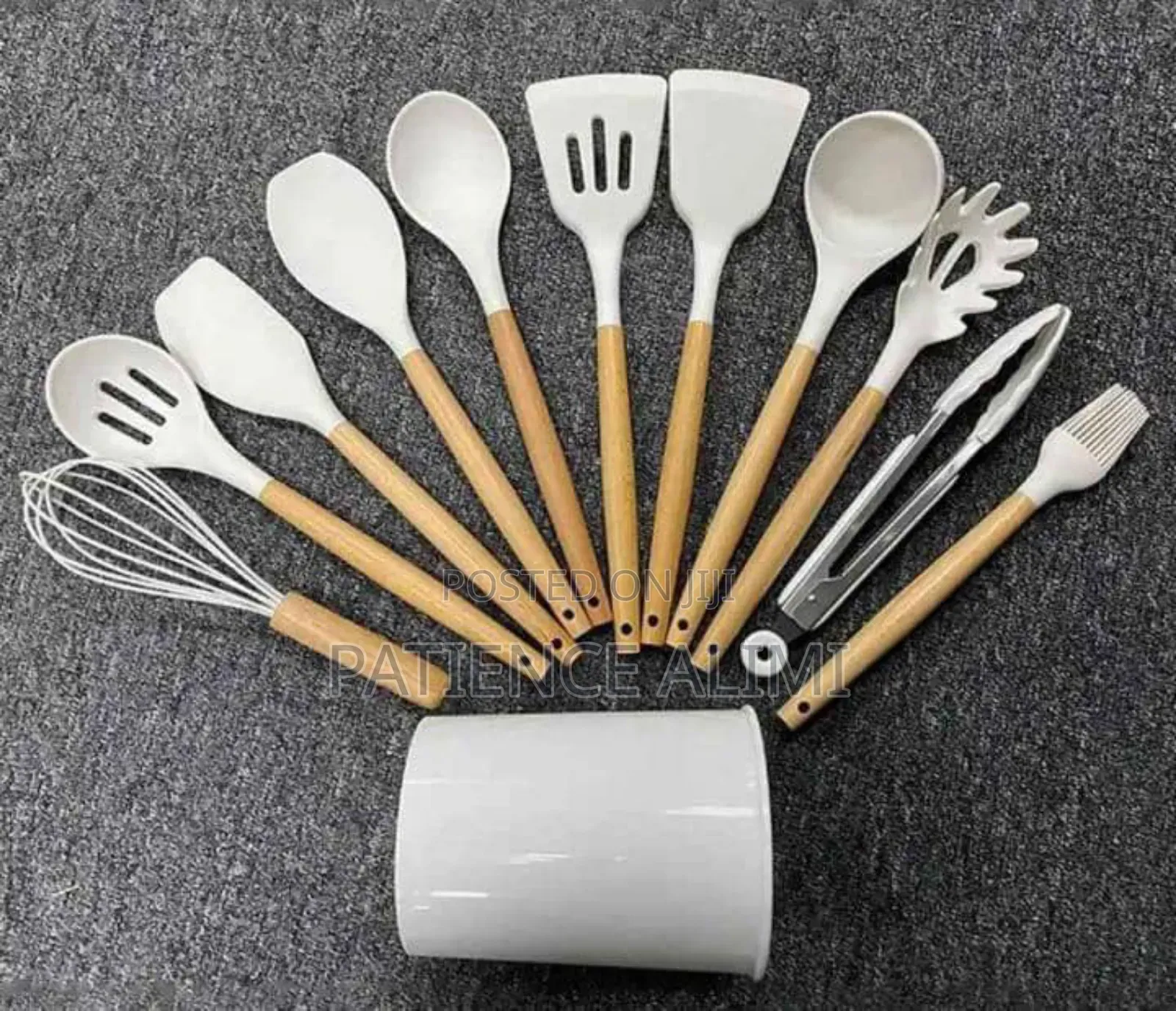 Stoneware Dinner Plate Set 16pcs Black