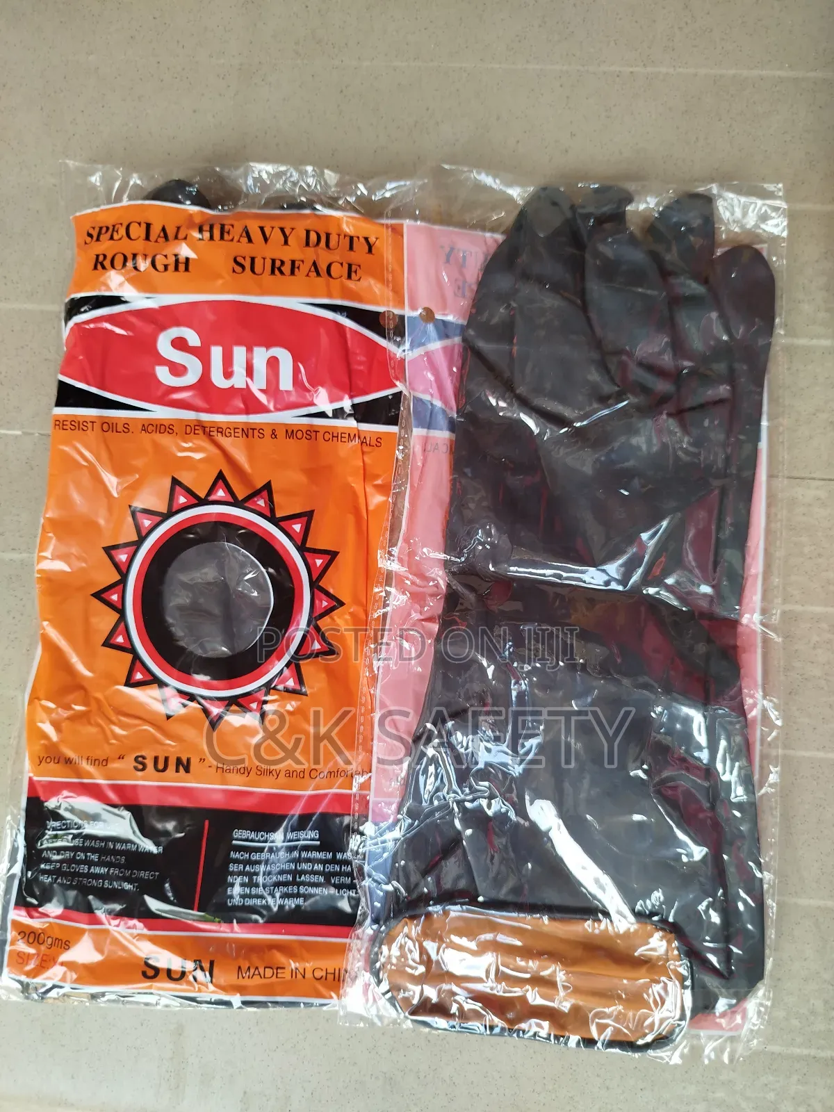 Chemical Glove Sun