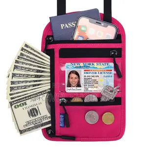 Rfid-Blocking Shoulder /Neck Document Bag