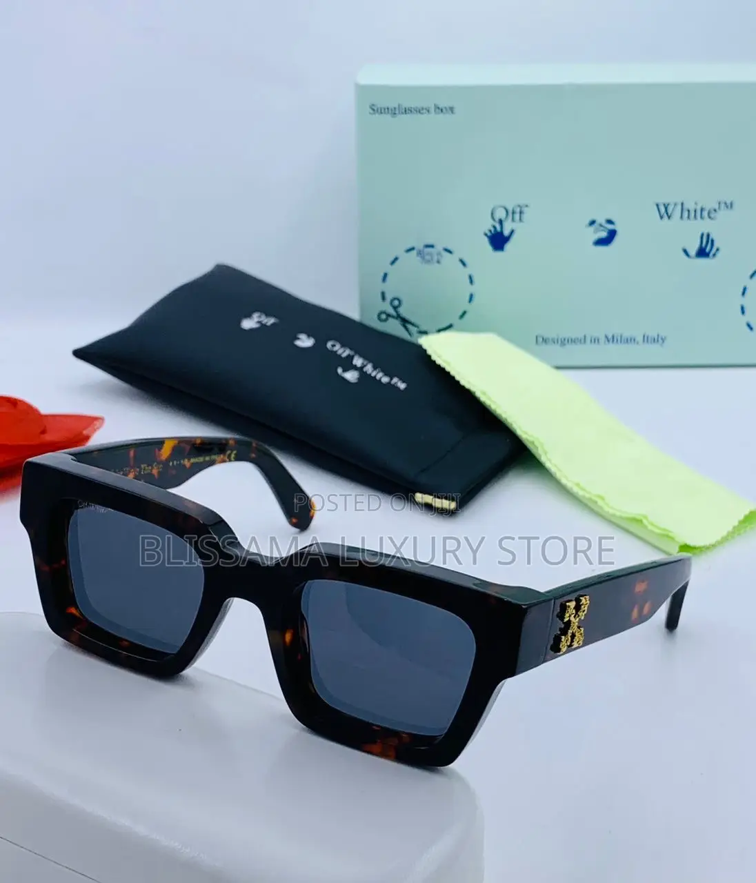 Luxury Off-White Sunglasses