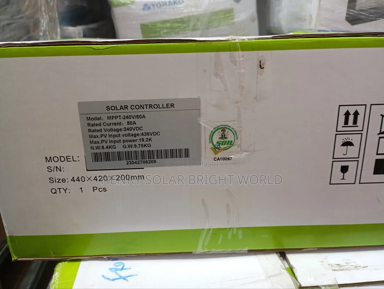 Yohaco 80A 250vdc Charger Controller
