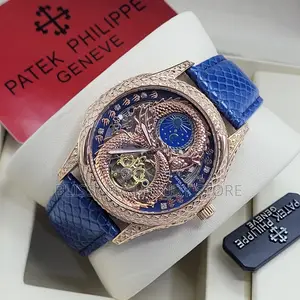 Luxury Patek Philippe Leather Strap Wristwatches