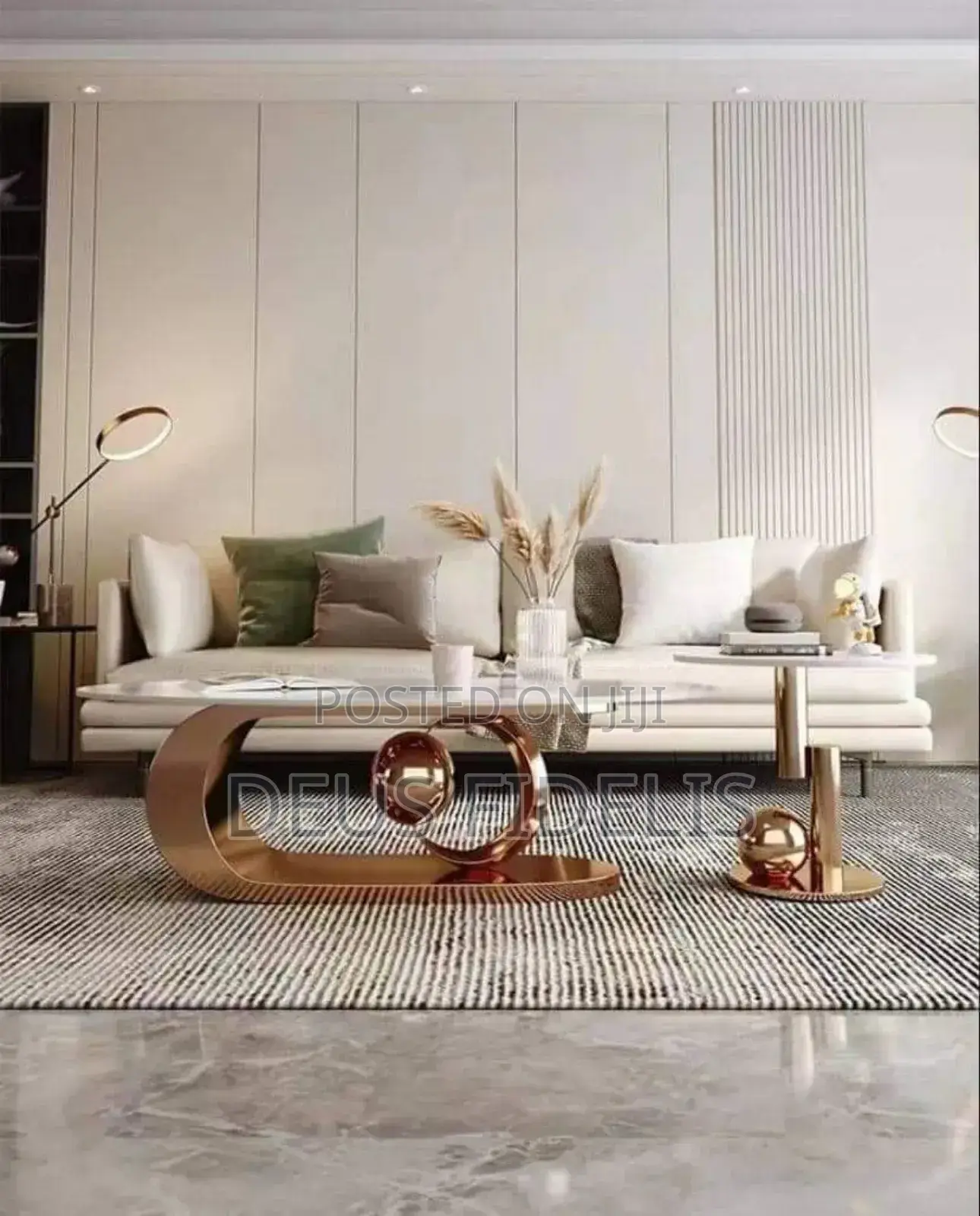 Marble Centre Table and Side Table