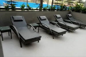 High Quality Rattan Pool Bed With Foam