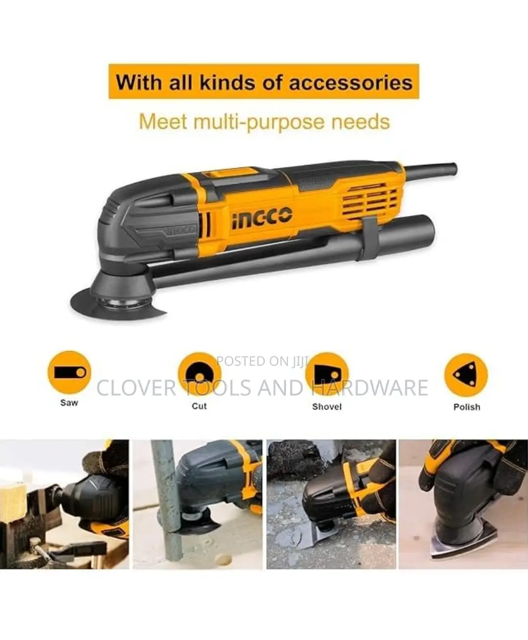 INGCO Oscillating Multi Tool, Multi-Tool Kit