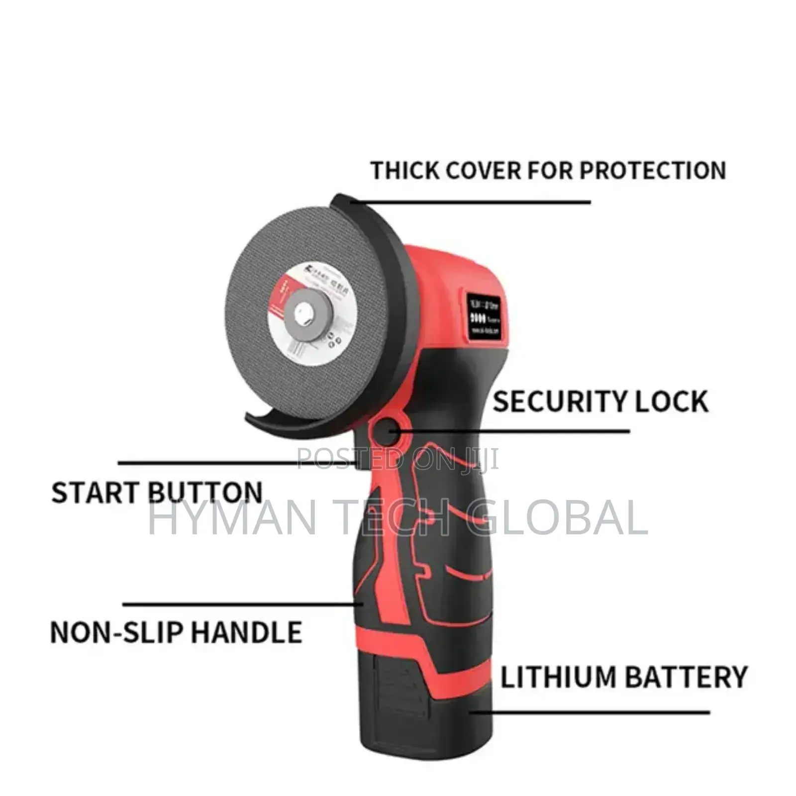 16.8v Mini Brushless Angle Grinder