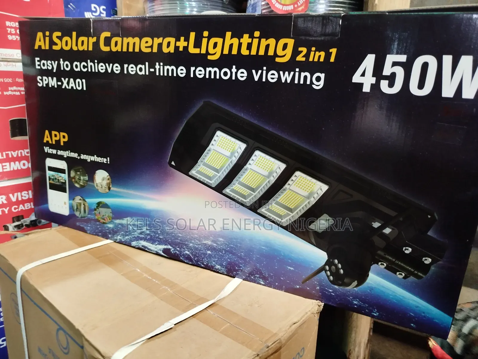 Original Solar Camera+Lighting 450w