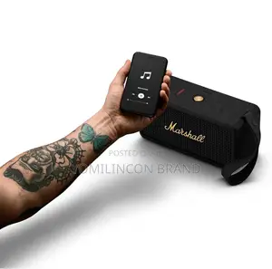 Marshall Middleton Portable Bluetooth Speaker, Black.