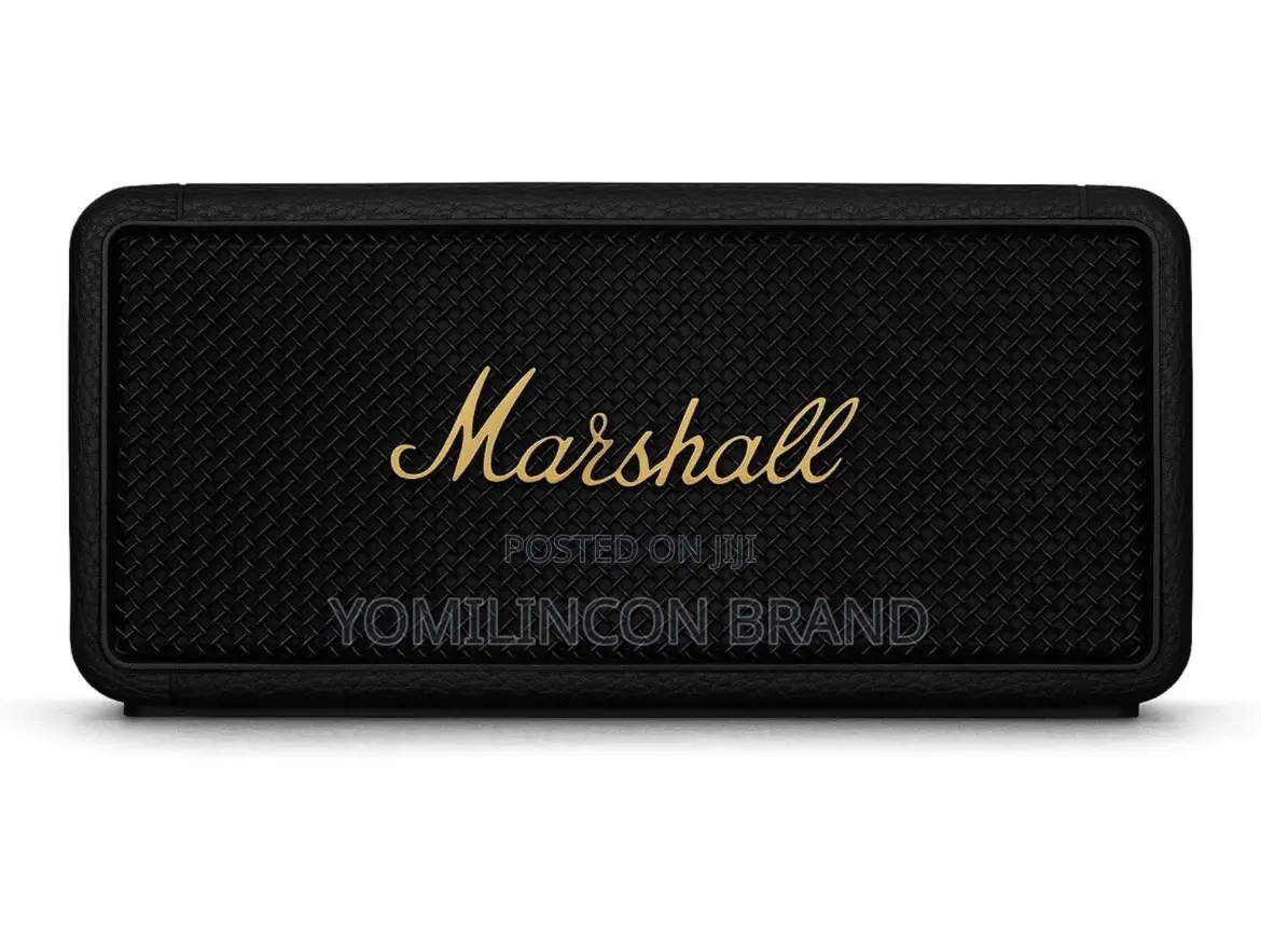 Marshall Middleton Portable Bluetooth Speaker, Black.
