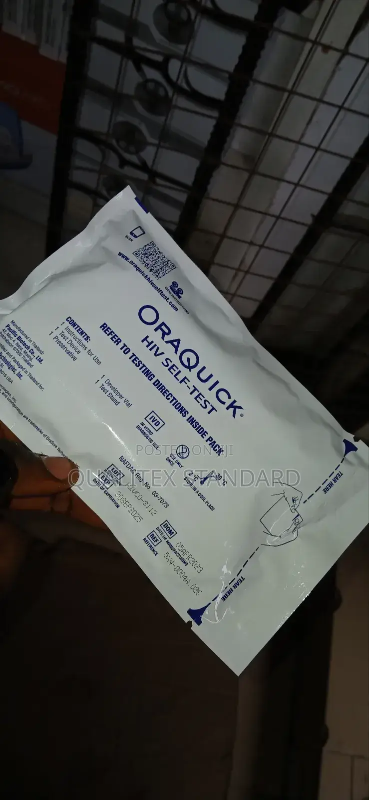 Oraquick Self Testing Hiv Kit