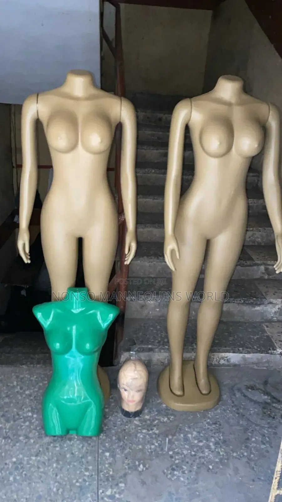 Size 10 No Head but Has Hands Plastic Mannequin