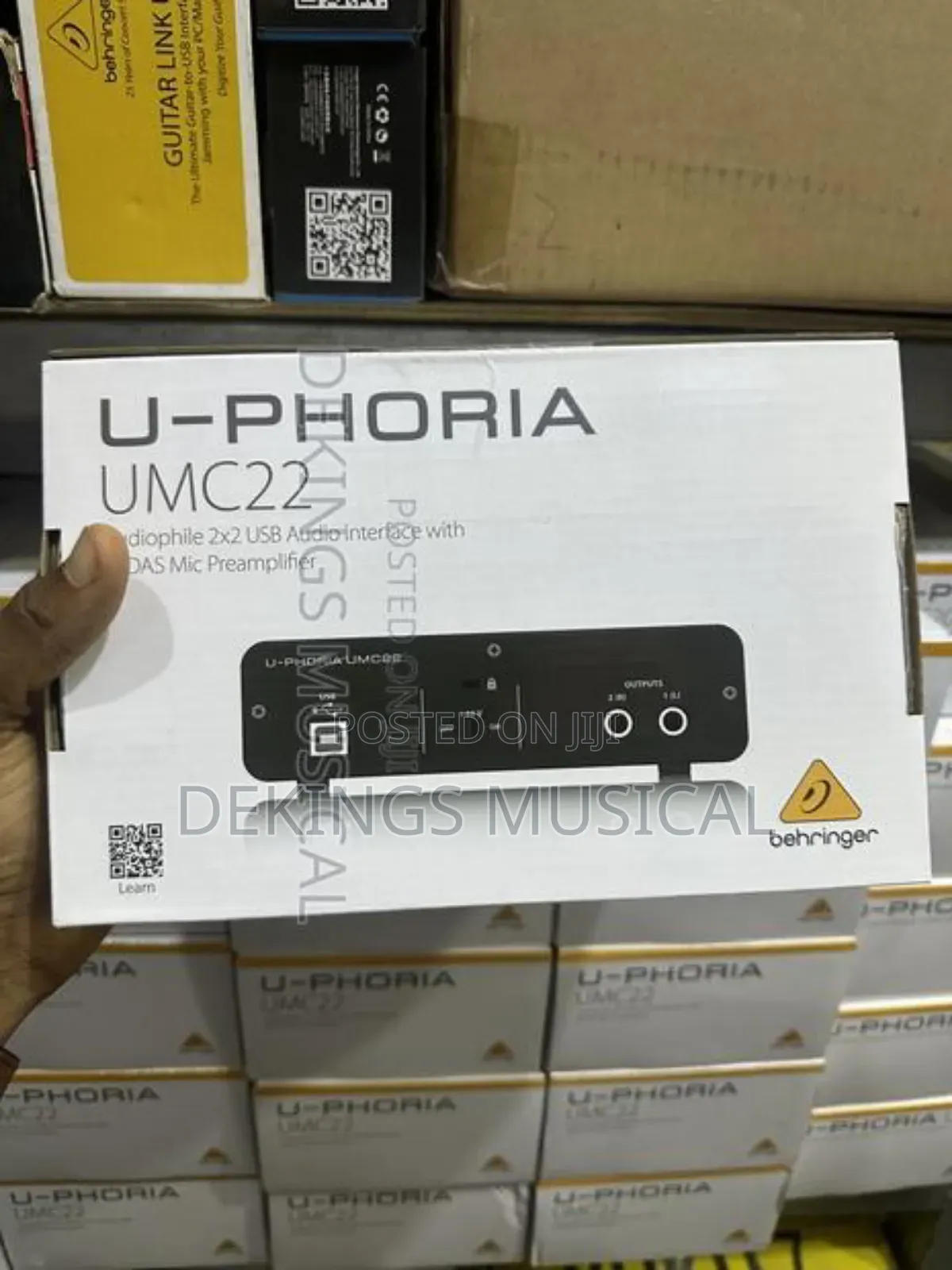 Behringer U-Phoria UMC22 2×2 USB Audio Interface