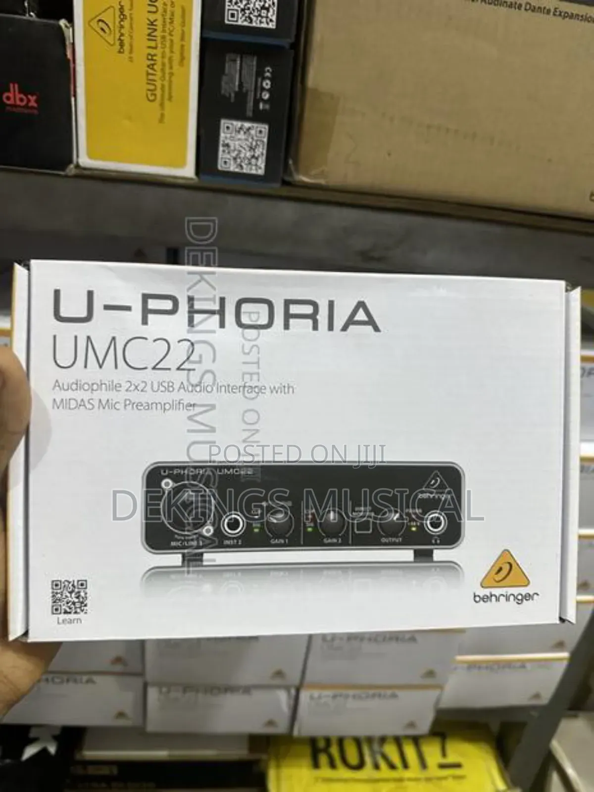 Behringer U-Phoria UMC22 2×2 USB Audio Interface