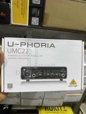 Behringer U-Phoria UMC22 2×2 USB Audio Interface