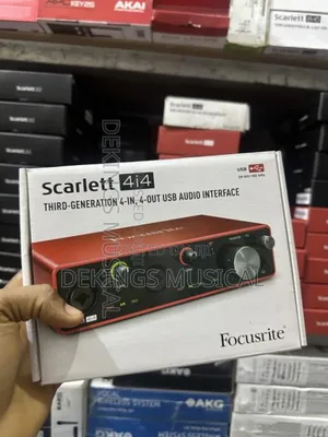 Focusrite Scarlett 4i4 3rd Generation Usb Audio Interface