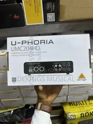 Behringer U-Phoria UMC204HD – USB 2.0 Audio Interface