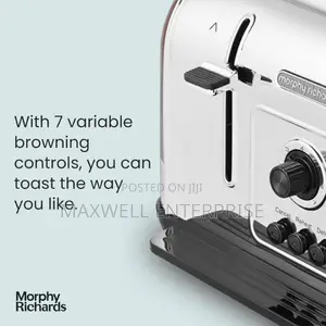 Morphy Richards Venture Red 4 Slice Toaster