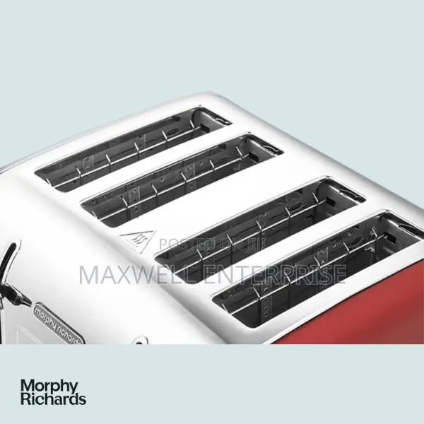 Morphy Richards Venture Red 4 Slice Toaster