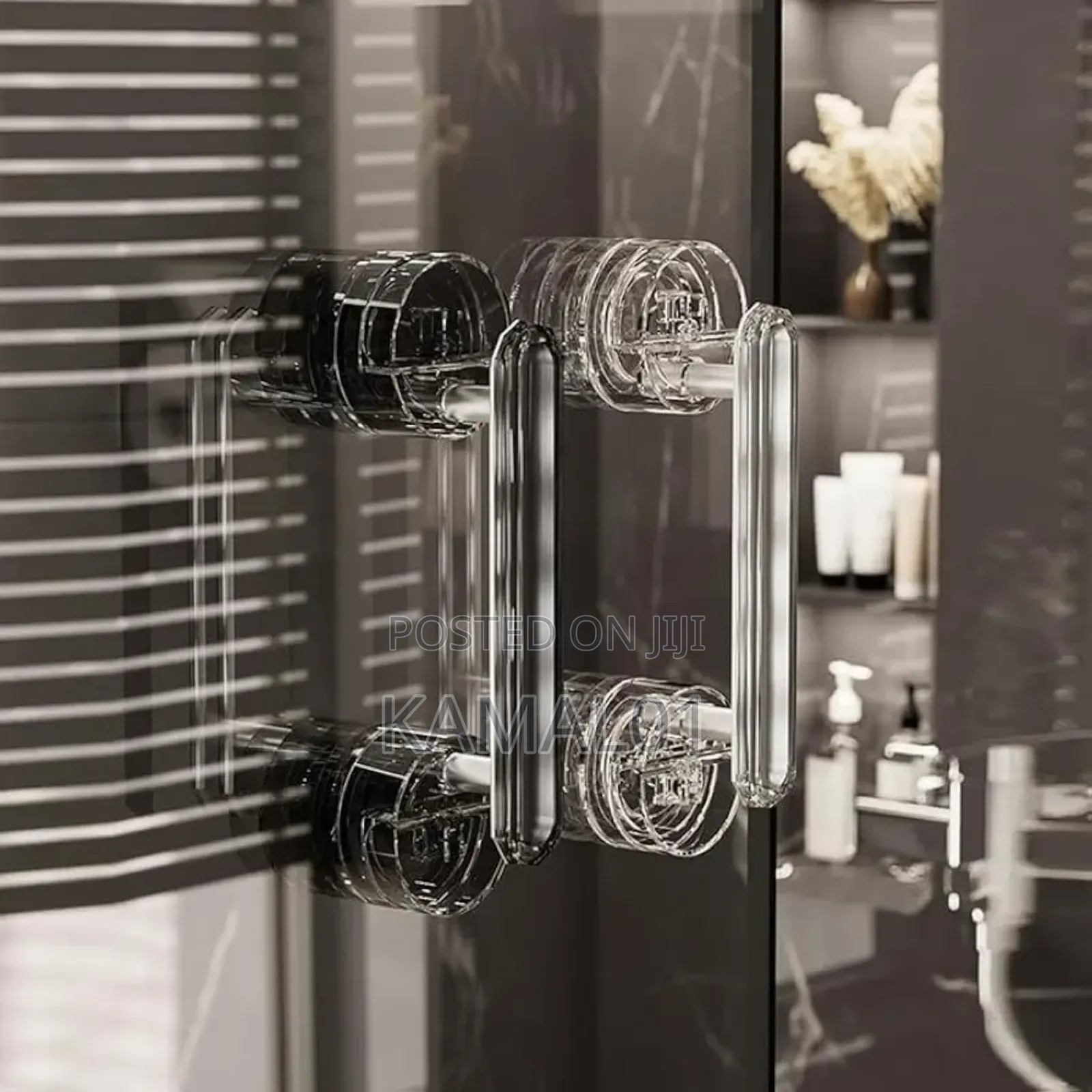 Strong Suction Door Handle, No-Punching Waterproof