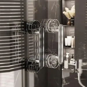 Strong Suction Door Handle, No-Punching Waterproof