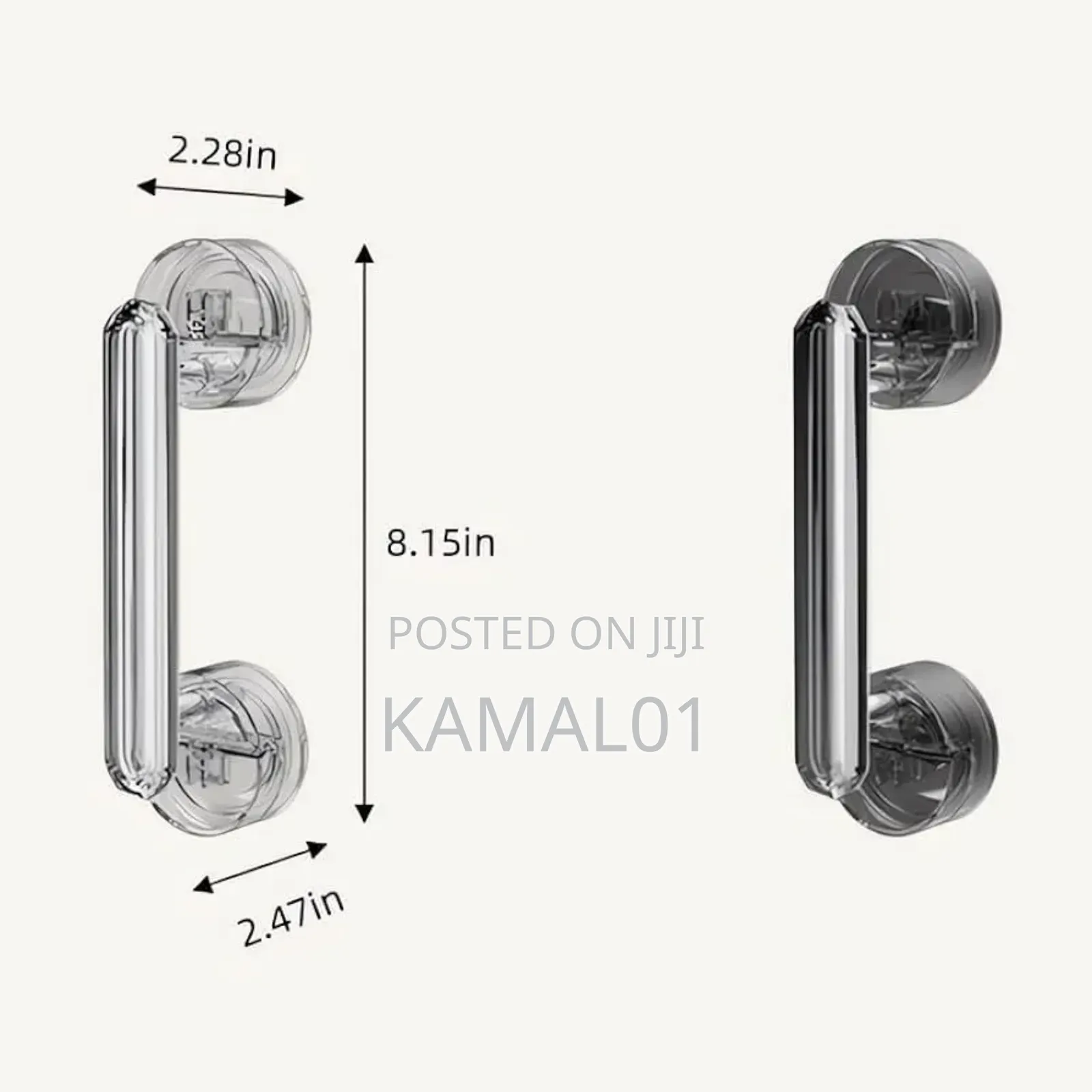 Strong Suction Door Handle, No-Punching Waterproof