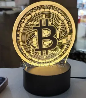 BITCOIN 3D Creative Virtualisation Lamp