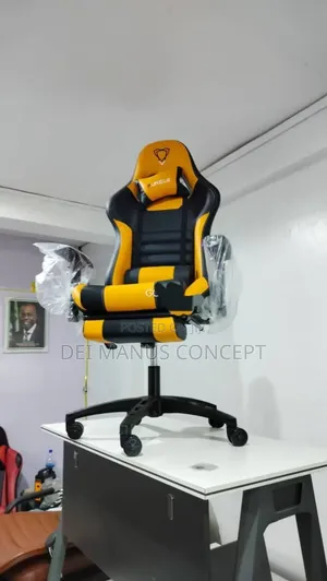 Black and Yellow Game Chair