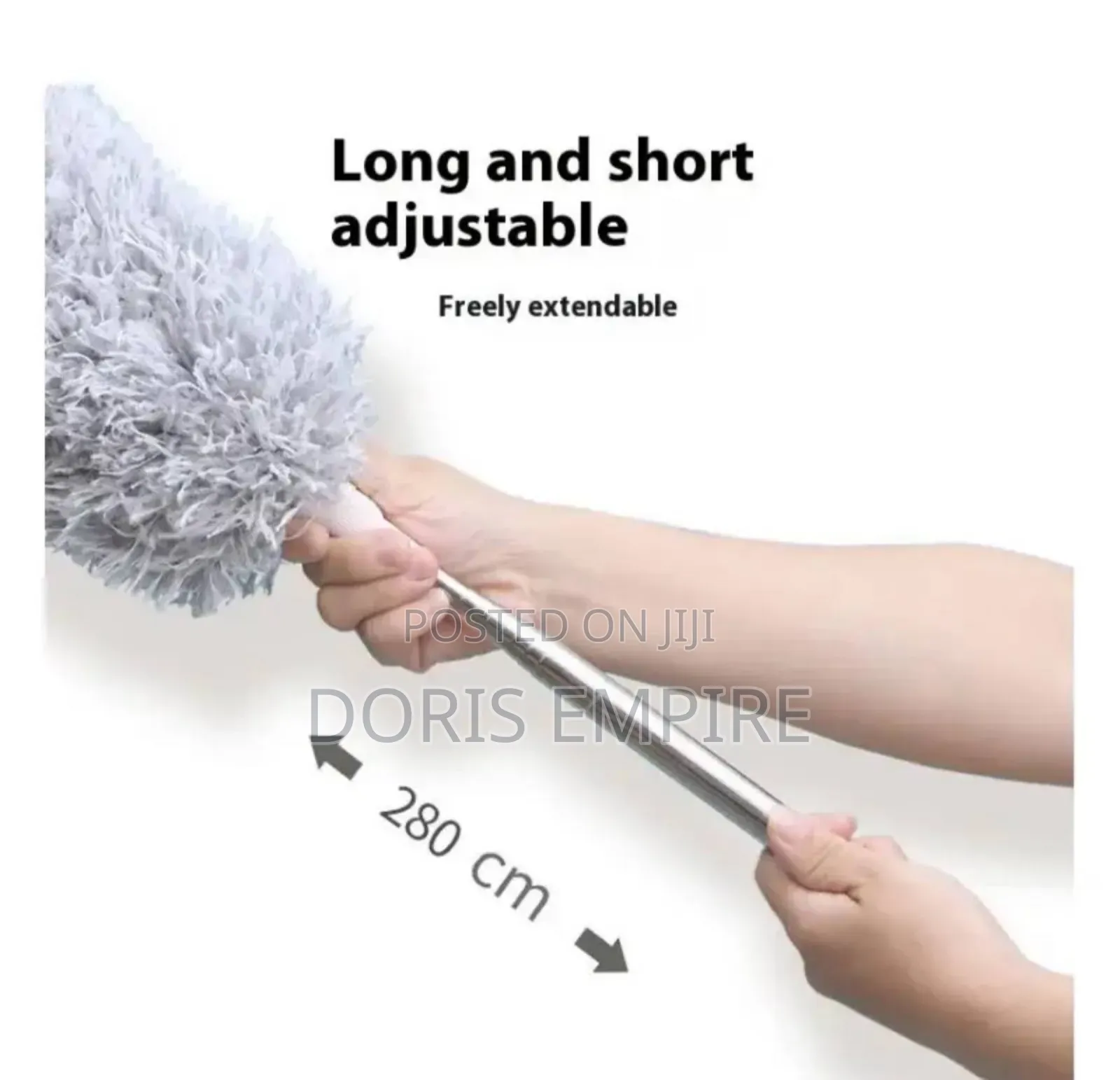 2.8m Long Telescopic Pole Electrostatic Dust Sweeping