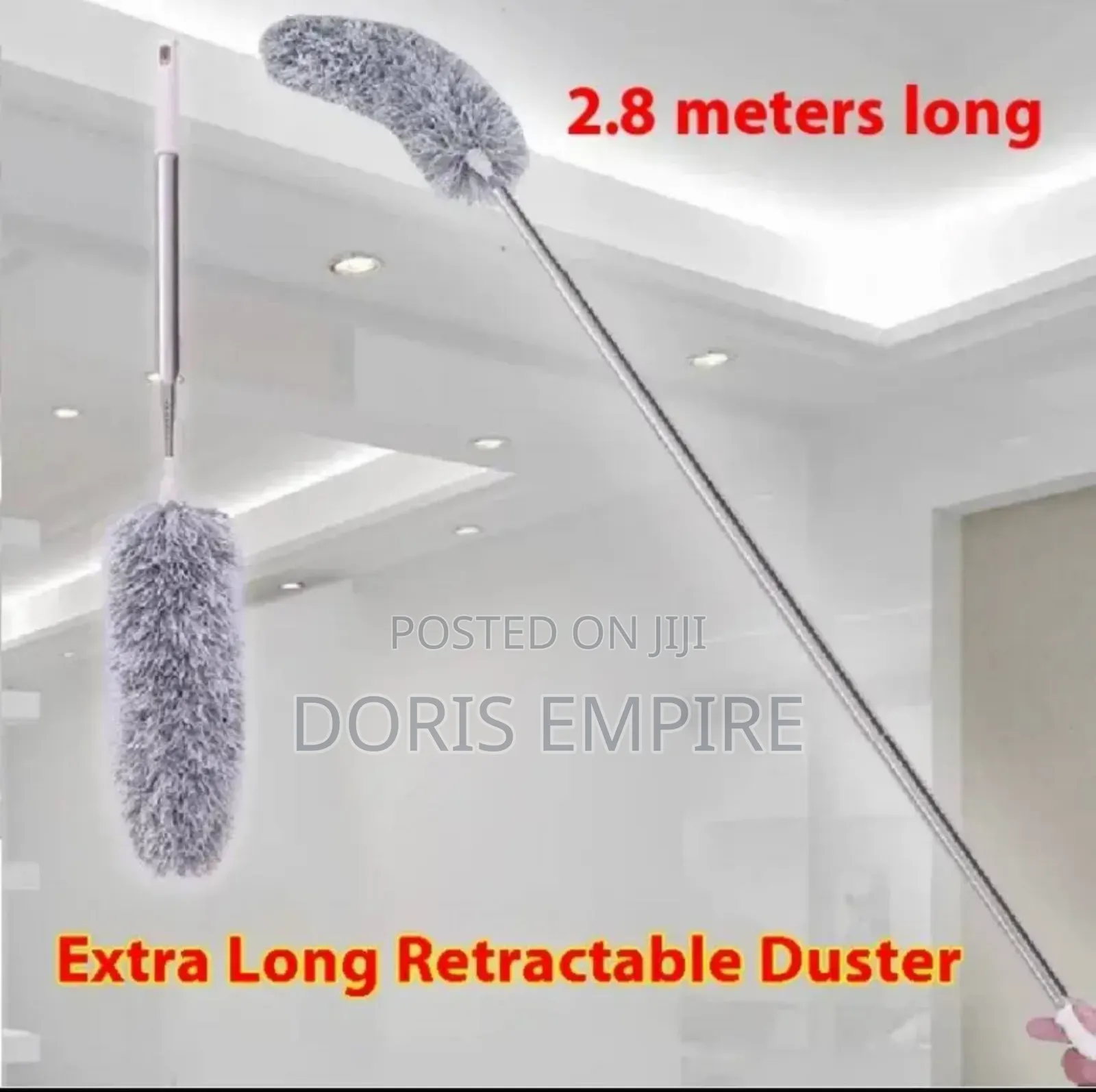 2.8m Long Telescopic Pole Electrostatic Dust Sweeping
