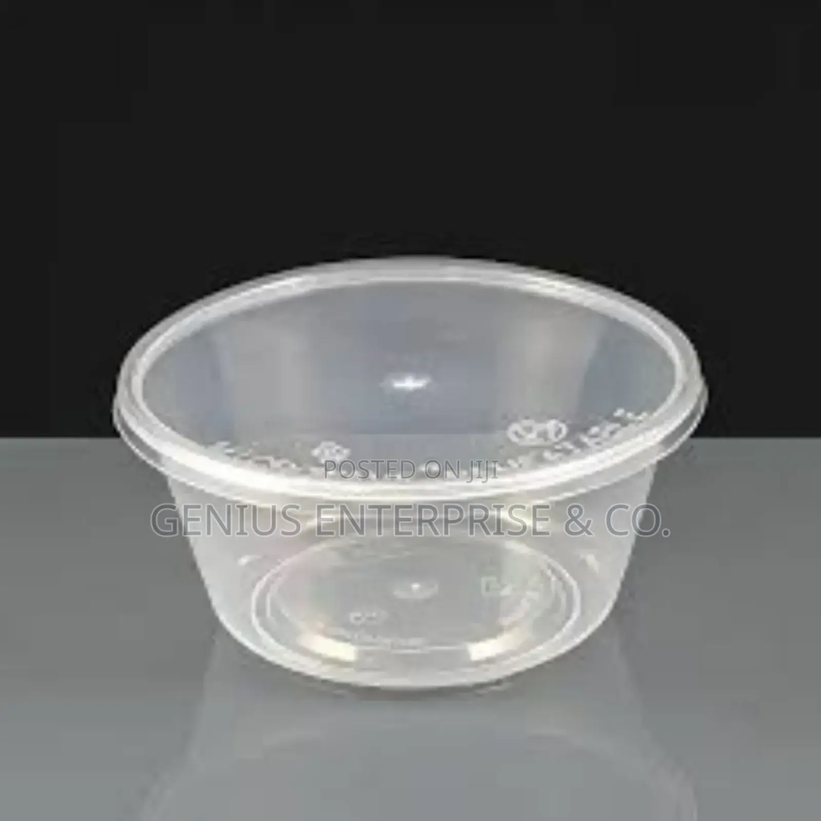 Salad Portion Plastic Takeaway (Round Shape) 100pcs