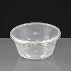 Salad Portion Plastic Takeaway (Round Shape) 100pcs