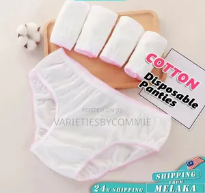 Disposable Cotton Panties With Pads