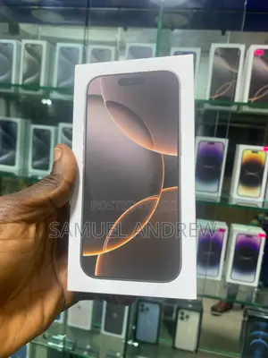 Photo - New Apple iPhone 16 Pro 256 GB Black